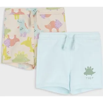 Sinsay - Sada 2 kraťas - krémová - 178DG-01X - 178DG-01X-86