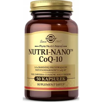 Vrták Solgar Nutri-Nano CoQ-10 koenzym Q10 kapsle 50 ks