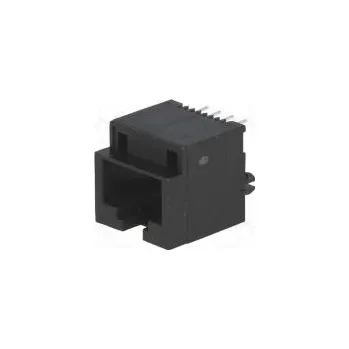 Elektrická zásuvka Zásuvka RJ45 PIN 8 s výstupkem zlacený Uspořádání výv 8p8c