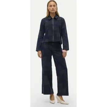 Dámská větrovka Vero Moda Jeansová bunda Likka 10321078 Tmavomodrá Loose Fit L