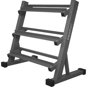 Sport Stojan na jednoruční činky PROIRON - trojřadý Long