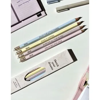 Happy tužky - 4 ks - SEIK