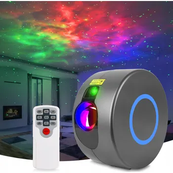 Lampička Projektor noční oblohy dárek galaxy star LED noční lampa USB a dálkové ovládání