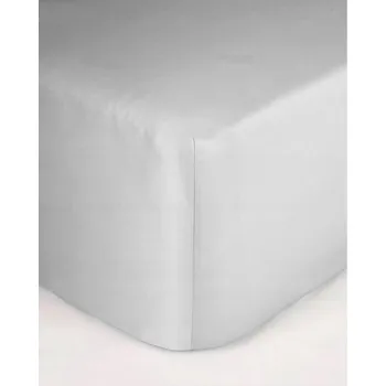 Prostěradlo Prostěradlo satén světle šedé s gumou 160x200 MARO HOME