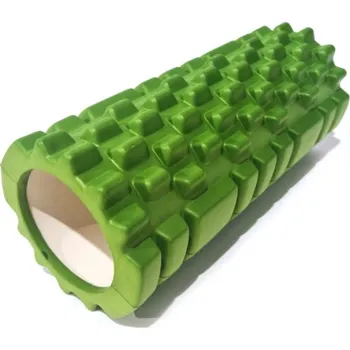 Masážní pěnový válec dutý IRONLIFE 33 x 14 cm, ZELENÝ