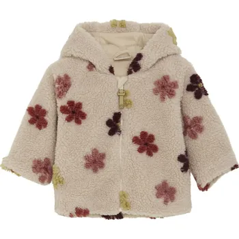 Kojenecká souprava Minymo - Kojenecká teddy mikina - Kytičky Varianta:: 56