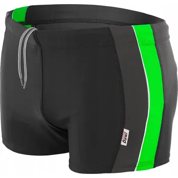 Pánské plavky Pánské plavky Dawi s regulací v pase, lampasy, Kraťasy do bazénu XL