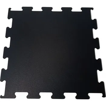 Vzpěračská gumová platforma 1 x 1 m, tloušťka 30 mm, BLACK MAT