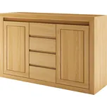 DREWMAX Komoda z bukového dřeva VIP KD409