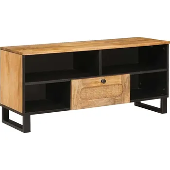 Obývací pokoj vidaXL Televizní skříň Hnědá 100 x 33 x 46 cm Masivní mangové dřevo [4018060]