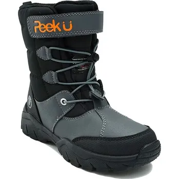 Chlapecká zimní obuv Boty Peek U Schwarz 9223377 31