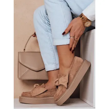 Dámské mokasíny Mokasíny dámské na platformě LOFTIS ZY0649 Barva: Khaki, Velikost: 40