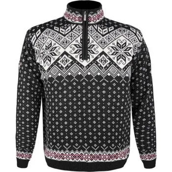 Pánská móda Kama Merino svetr 3082 110 - černá S