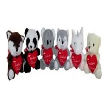 plyšák Maskotka Kocham Cię 20cm MIX