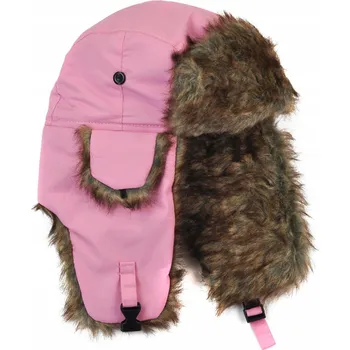 Čepice Zimní čepice Art of Polo s klapkami na uši, růžová, univerzální velikost