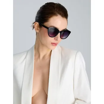 Sluneční brýle Sinsay - Sluneční brýle kočičí očí - černá - 219ED-99X - 219ED-99X-ONE