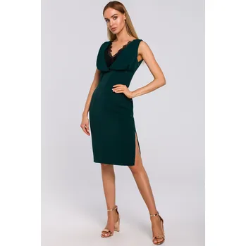 Dámské šaty Okouzlující koktejlové šaty MOE nad kolena velikost S