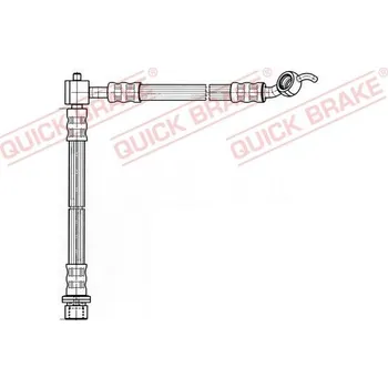 Auto-moto Brzdová hadice QUICK BRAKE 50.833
