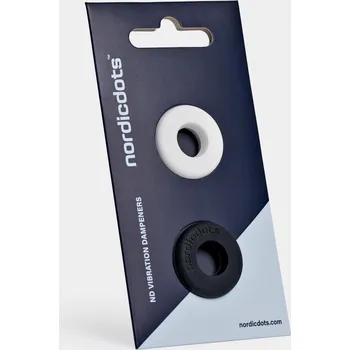 Tenisový vibrastop NORDICDOTS Tlumič vibrací pro tenisovou raketu NO SIZE BÍLÁ|ČERNÁ