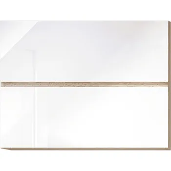 Kuchyňská skříňka Horní skříňka G 80 U, vysoký bílý lesk/dub sonoma, LINE