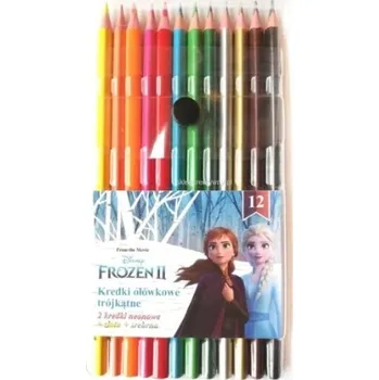 Pastelka Trojúhelníkové Pastelky ST. MAJEWSKI FROZEN 12 barev