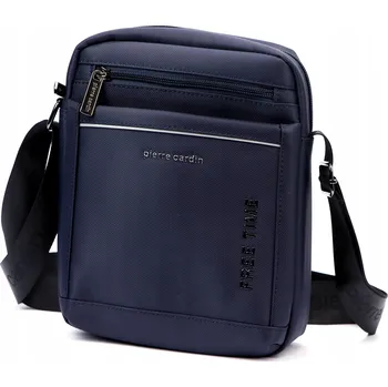 Kabelka Modrá polyester taška kabelka přes rameno Pierre Cardin