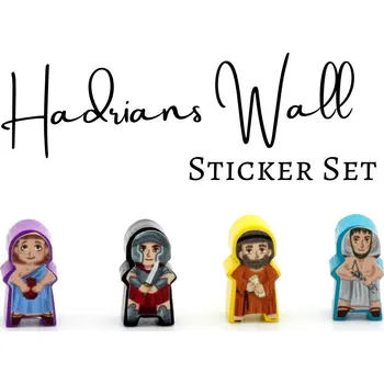 Příslušenství k deskovým hrám MeepleStickers Samolepky pro Hadriánův val