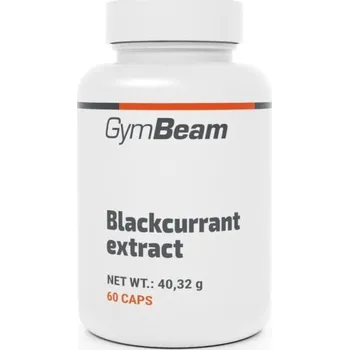 Doplněk stravy GymBeam Extrakt z černého rybízu 60 kaps. (VÝPRODEJ)