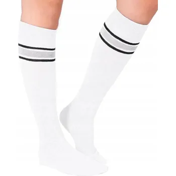 Dětská móda PODKOLENKY vysoké dívčí BÍLÉ 27/30 Y608E