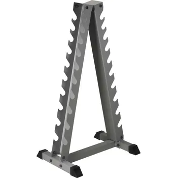 Stojan na jednoručky TRENDY; Chrom Dumbbell Pyramid, vertikální, 10 párů