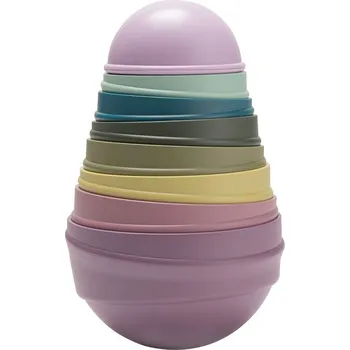 Bibs - Stohovatelná balanční věž Barva: Bright Rainbow