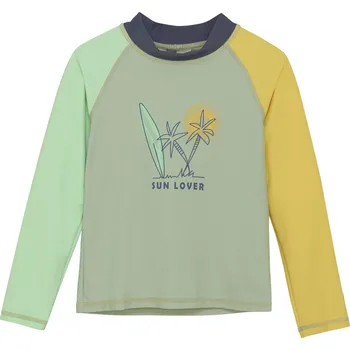 Kojenecké plavky Color Kids - Koupací UV tričko s dlouhým rukávem - Sun Lover - zelené Varianta:: 98