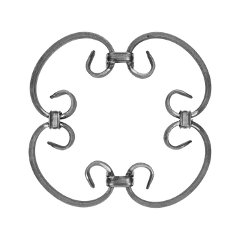 Zábradlí Ornament 12x6mm, 215x215 mm