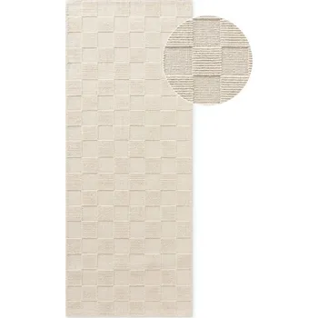 Koberec Krémový ručně tkaný vlněný běhoun 80x200 cm Scala – Villeroy&Boch ID_1814054