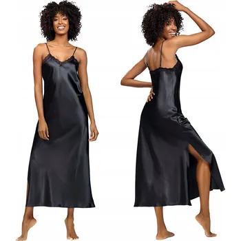 Dámská noční košile DKAREN NOČNÍ KOŠILKA ABENI (M) ČERNÁ