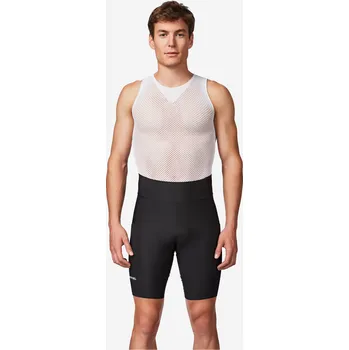 Cyklistické kalhoty VAN RYSEL Pánské kraťasy na silniční cyklistiku bez kšand Endurance EDR L ČERNÁ