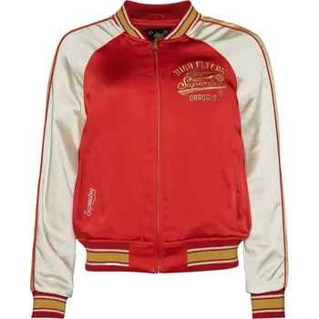 Oblečení a móda SUPERDRY Dámská turistická bunda Superdry Cny Suikajan ČERVENÁ