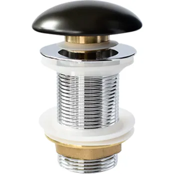 Besco Umyvadlová výpusť clic-clac Cera-Line II, černý mat