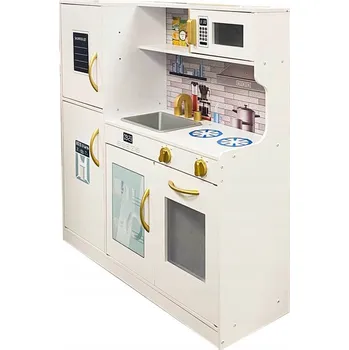 Dětská kuchyňka Dřevěná hračka kuchyňka s doplňky