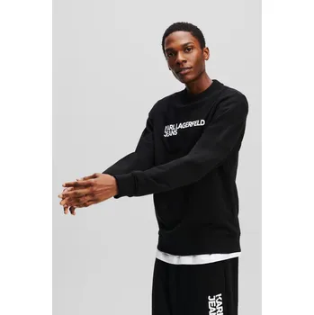 Pánská mikina MIKINA KARL LAGERFELD JEANS KLJ REG ESSENTIAL LOGO SWEAT BLACK