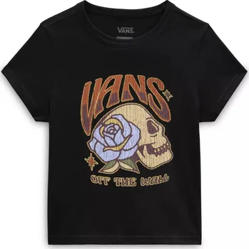 tričko krátký rukáv dámské VANS AFFECTION MINI TEE AMUSEMENT 66 Black - XS
