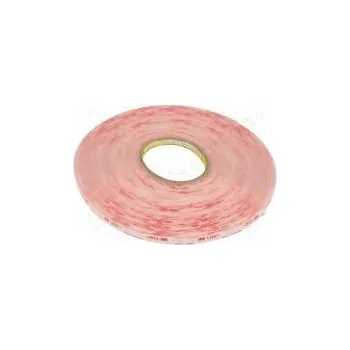 Páska upevňovací W 9mm L 33m Thk 1mm akrylové průhledná