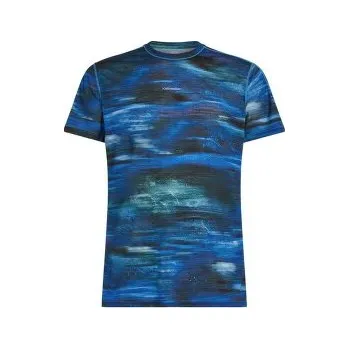 Icebreaker Merino Blend 125 Cool-Lite Speed SS Tee Fusion AOP Men ARCTIC/AOP modrá M
