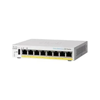 Switch Cisco switch CBS250-8PP-D, 8xGbE RJ45, fanless, 45W, PoE - REFRESH