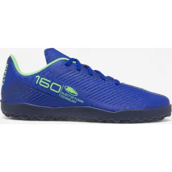 Fotbal KIPSTA Dětské fotbalové kopačky na šněrování 160 Turf TF 36 MODRÁ