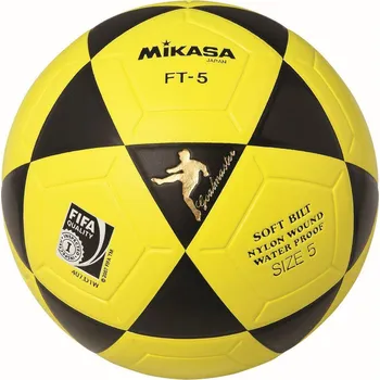 Fotbalový míč MIKASA Míč Mikasa FT-5BKY 5 ŽLUTÁ