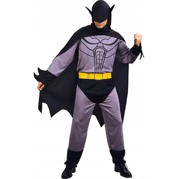 Karnevalový kostým Batmanův set pro dospělé ( plášť s kapucí a maskou,
