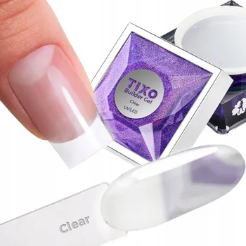 Lak na nehty Stavební Gel s tixotropií na nehty ALLEPAZNOKCIE Tixo Clear 50 g