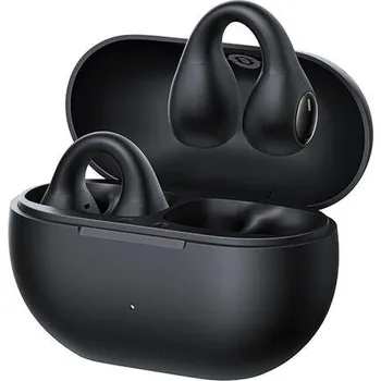 Sluchátka BASEUS Bezdrátová sluchátka Baseus Bass 15 Clip OWS + USB-C kabel - Černá