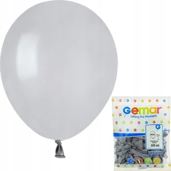 Balónek Balónky Gemar A50 pastelově šedé 5" 100 kusů
